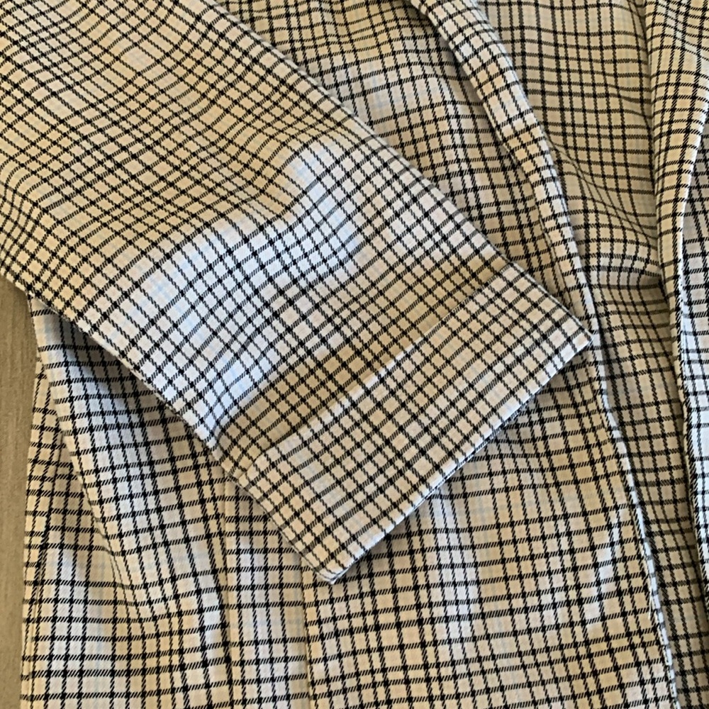 Strativarius Oversized Check Print Blazer Work to Casual City Wear Sz S - Picture 6 of 6